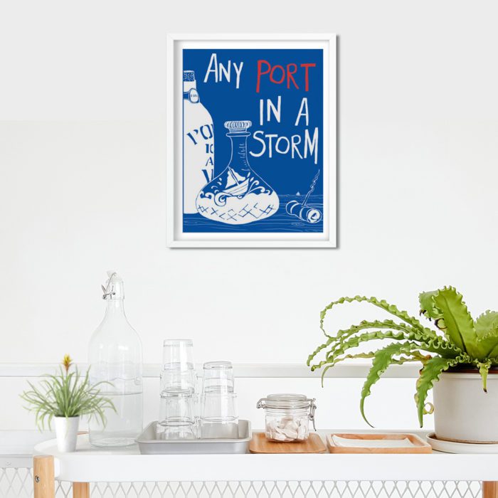 Any Port in a Storm Art Print by Port and Lemon - Image 2