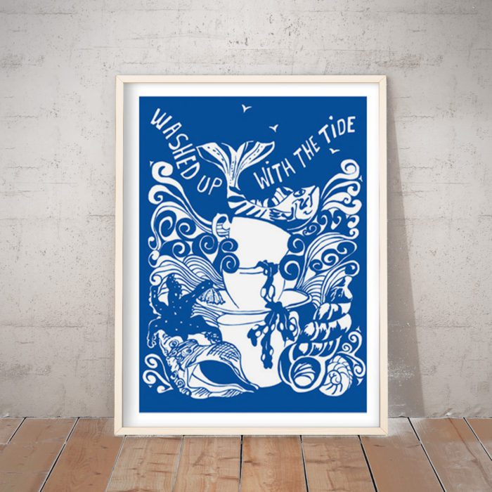 Washed up with the Tide Art Print by Port and Lemon