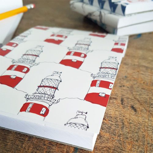lighthouse notepad a6 by port and lemon