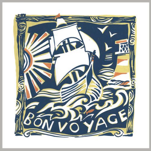 ahoy greetings card by kate cooke for port and lemon