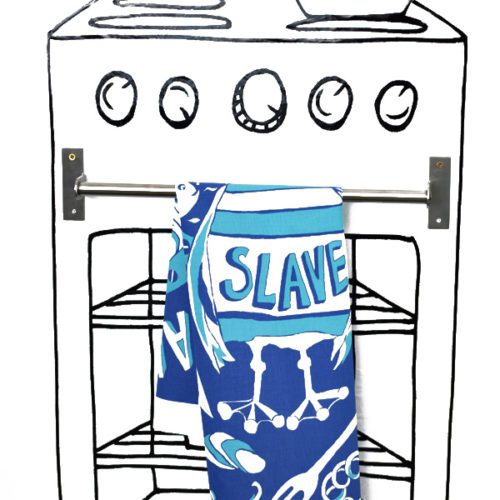 galley slave tea towel lifestyle