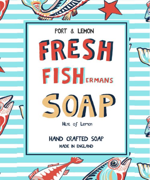fresh fisherman hand crafted soap by port and lemon