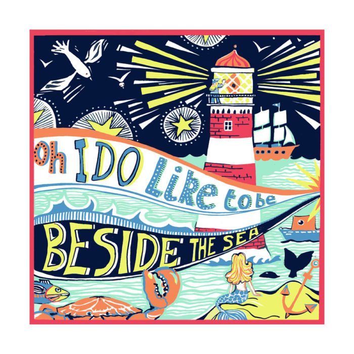 Beside the Seaside Greetings Card by Kate Cooke for Port and Lemon - Image 2