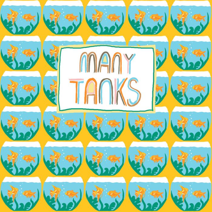 Many Tanks Greetings Card by Tracy Evans for Port and Lemon - Image 2