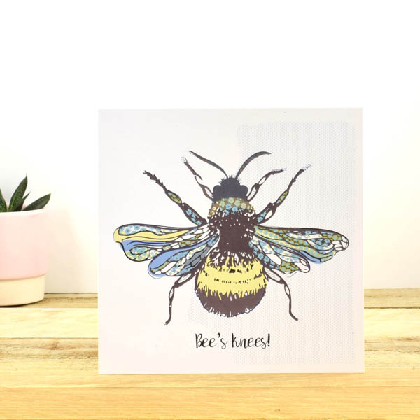 Bee's Knees Greetings Card by Christian Dakin Brown for Port and Lemon ...