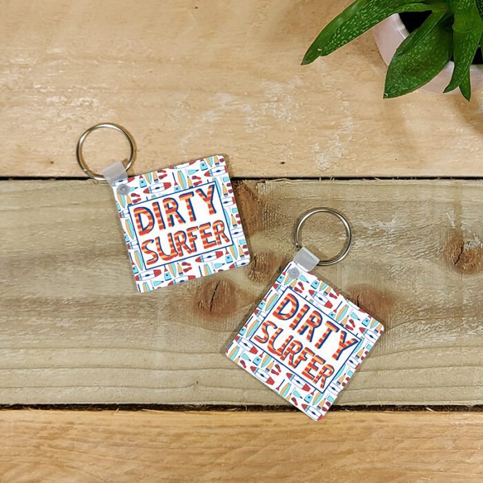 surfer key ring