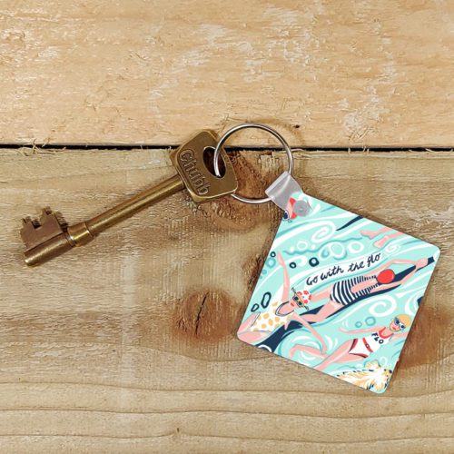 swimmers keyring