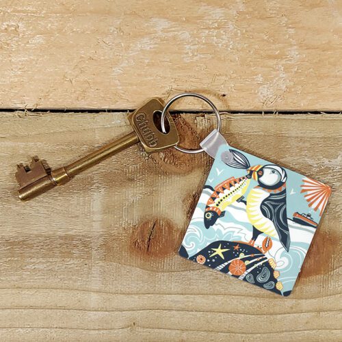 puffin keyring