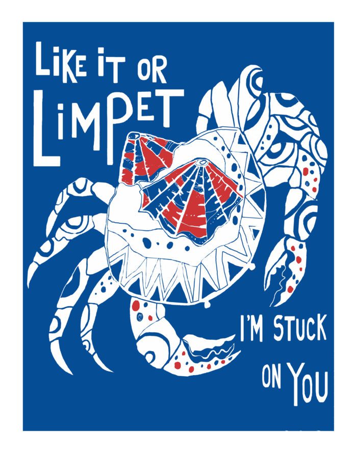Like it or Limpet Art Print by Port and Lemon - Image 3