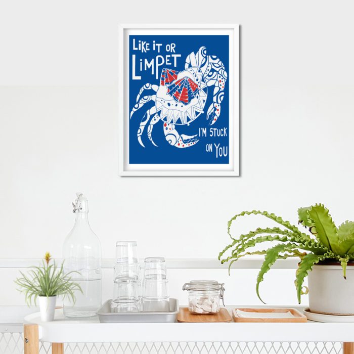 Like it or Limpet Art Print by Port and Lemon - Image 2