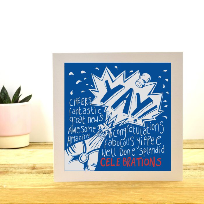 Celebrations Greeting Card by Tracy Evans for Port and Lemon