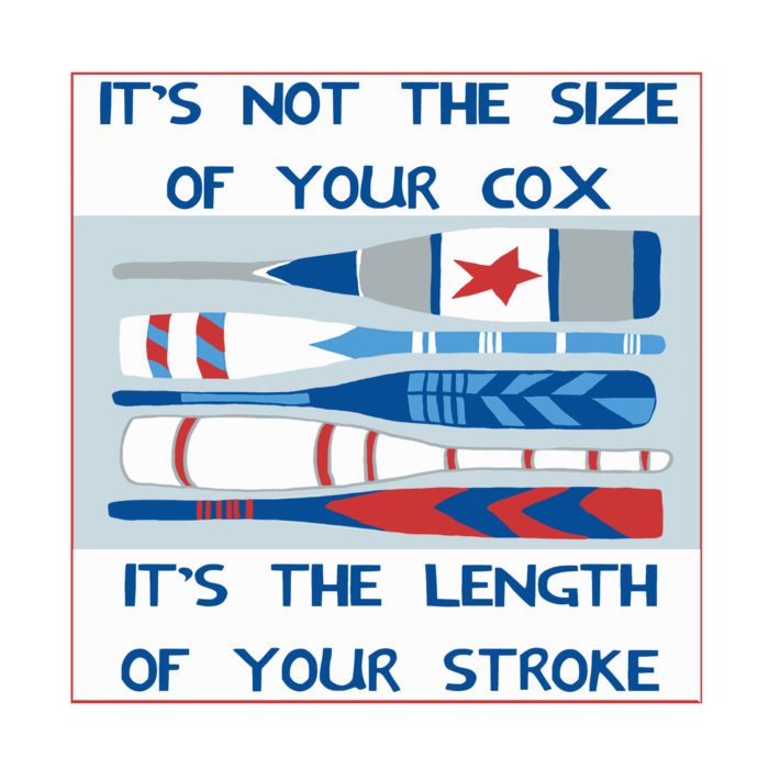 It's Not the Size of Your Cox Greetings Card by Tracy Evans for Port and Lemon - Image 2