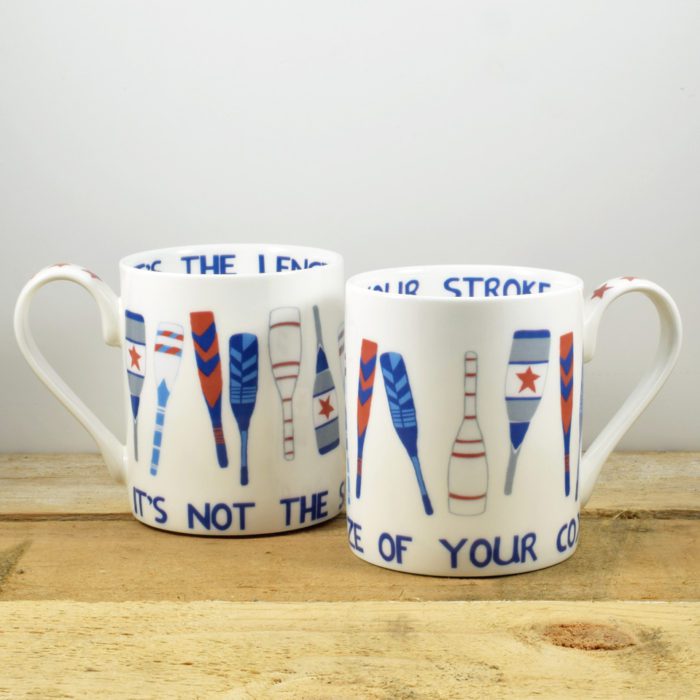 Size of your Cox Bone China Mug by Port and Lemon