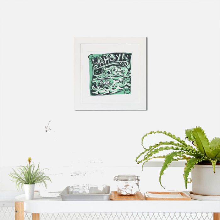 Ahoy Art Print by Port and Lemon - Image 2