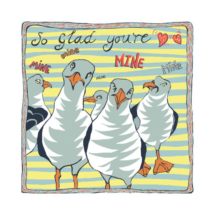 Mine Greetings Card by Tracy Evans for Port and Lemon - Image 2