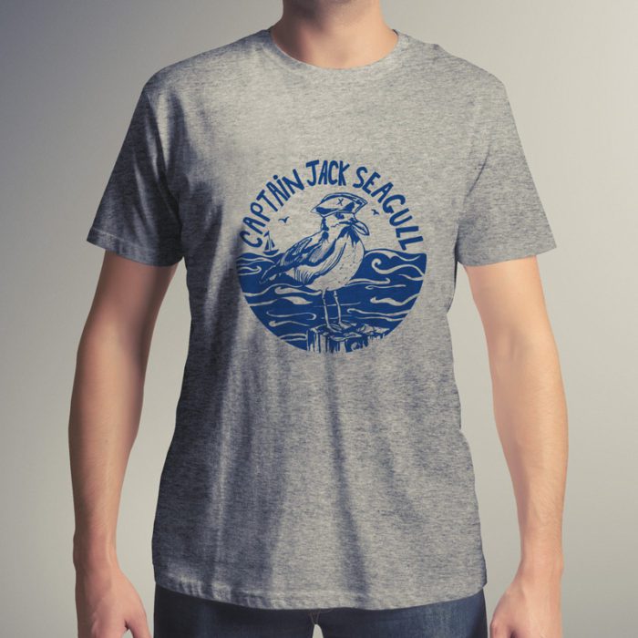 Captain Jack Seagull Men's T Shirt - Image 2