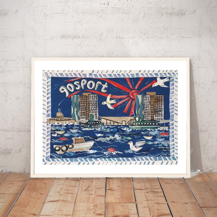 Gosport Waterfront Art Print by Tracy Evans