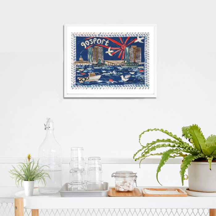 Gosport Waterfront Art Print by Tracy Evans - Image 3