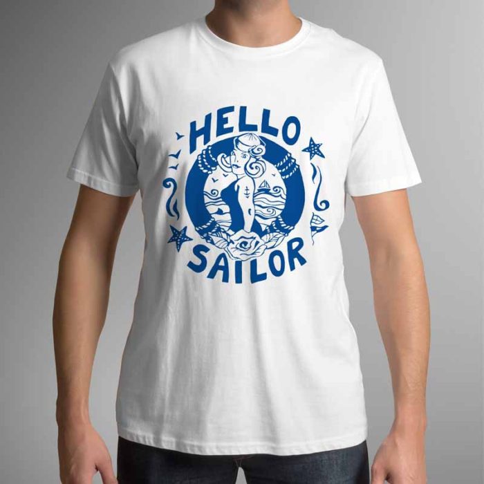 Hello Sailor Men's T Shirt
