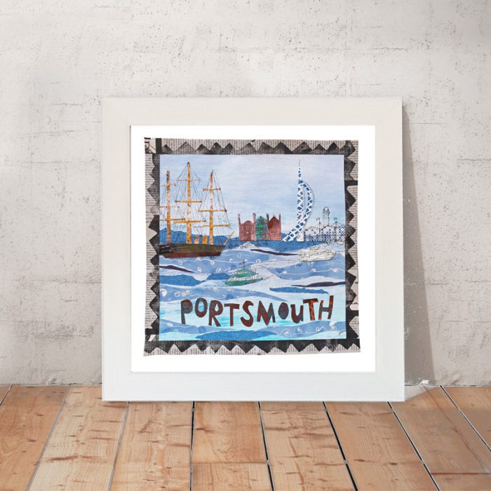 Portsmouth Waterfront Art Print by Tracy Evans