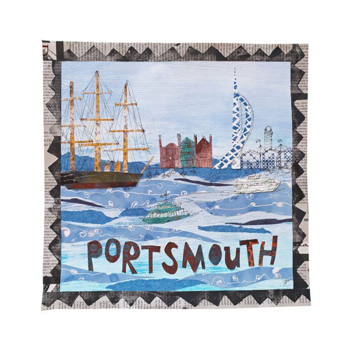 Portsmouth Waterfront Art Print by Tracy Evans - Image 3