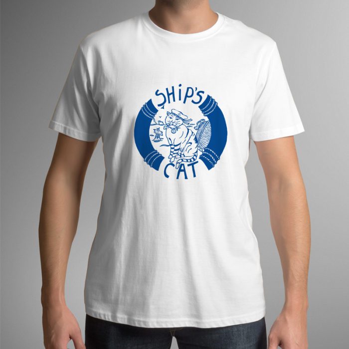 Ships Cat Men's T Shirt