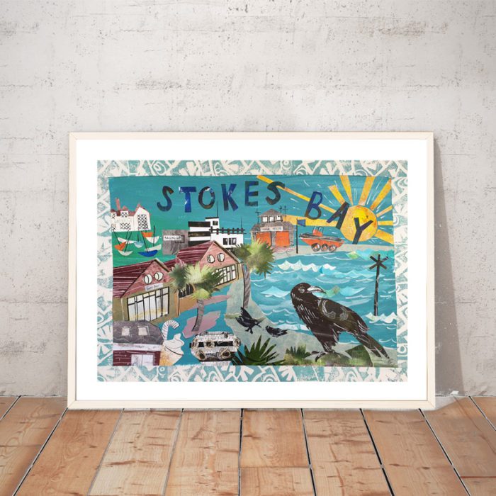 Stokes Bay Gosport Art Print by Tracy Evans