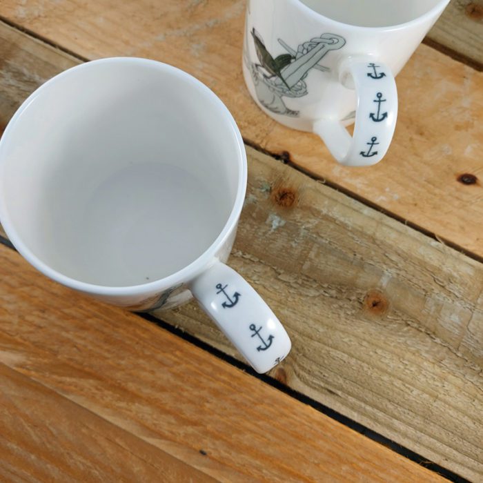 Wrens Hand Decorated Bone China Mug - Image 4