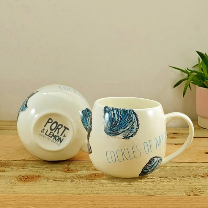 Cockles of my Heart Hand Decorated Bone China Mug - Image 2
