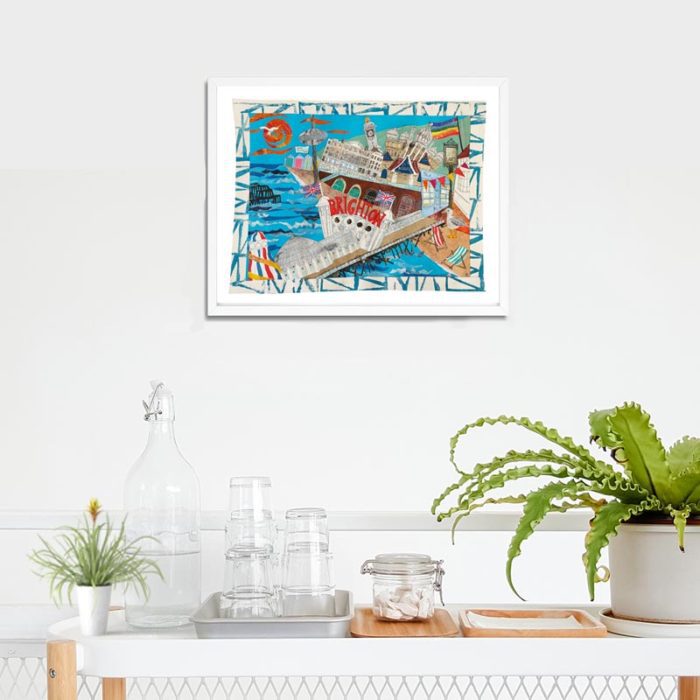 Brighton Art Print by Tracy Evans - Image 3