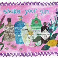 Shake your Gin Art Print by Tracy Evans - Image 2