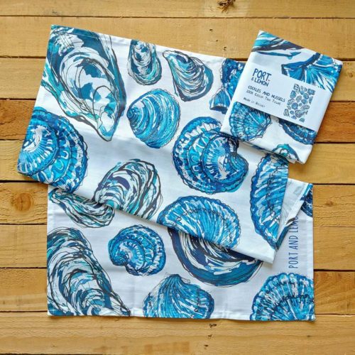 cotton coastal tea towel