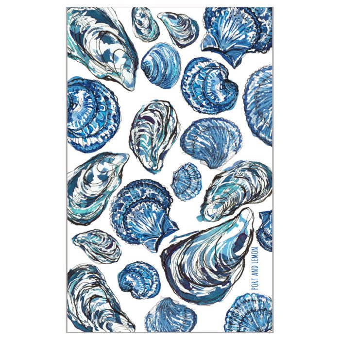 Cockles and Mussels Tea Towel by Port and Lemon - Image 2