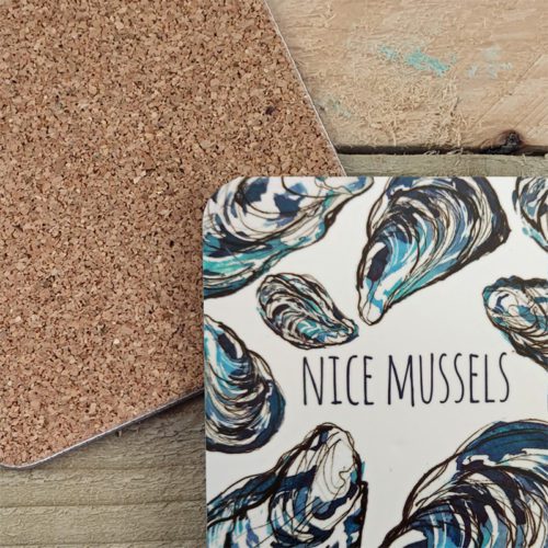 mussel coaster