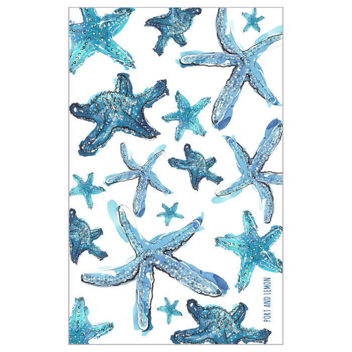Starfish Tea Towel by Port and Lemon - Image 2