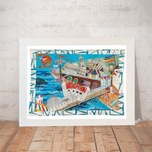 Brighton Art Print by Tracy Evans at Port and Lemon