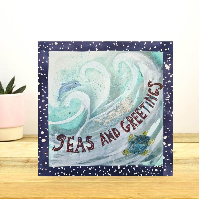 Seas and Greetings Christmas Card by Tracy Evans for Port and Lemon - Image 2