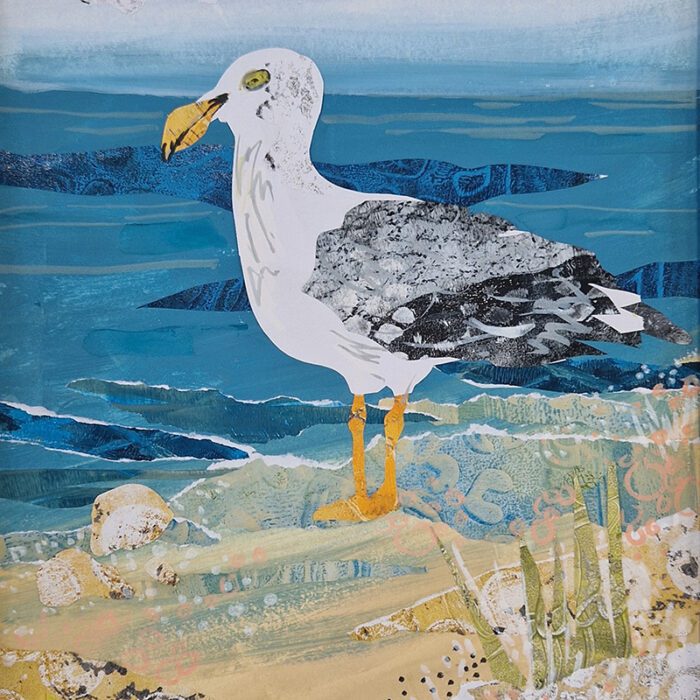collage bird workshop