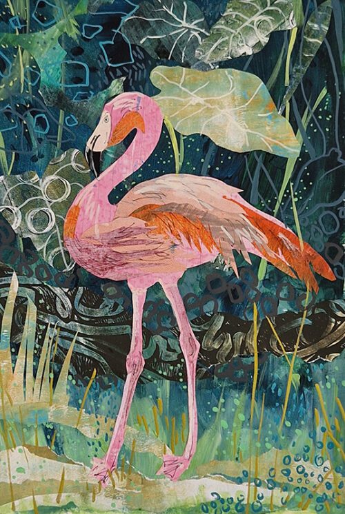 flamingo art