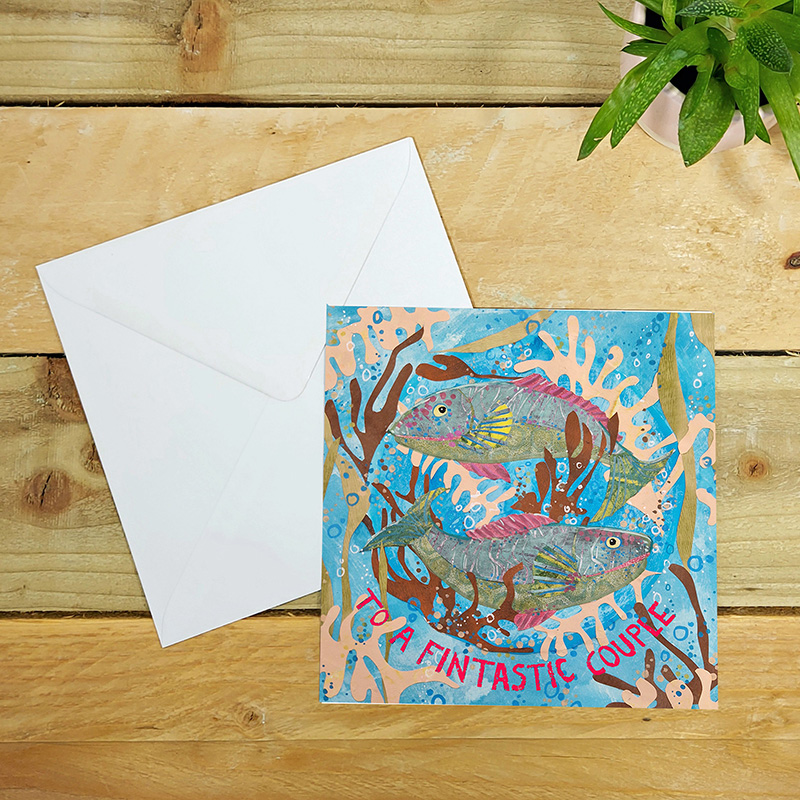 To a Fintastic Couple Greetings Card - Image 2