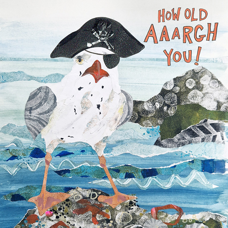How Old Aaargh You Greetings Card