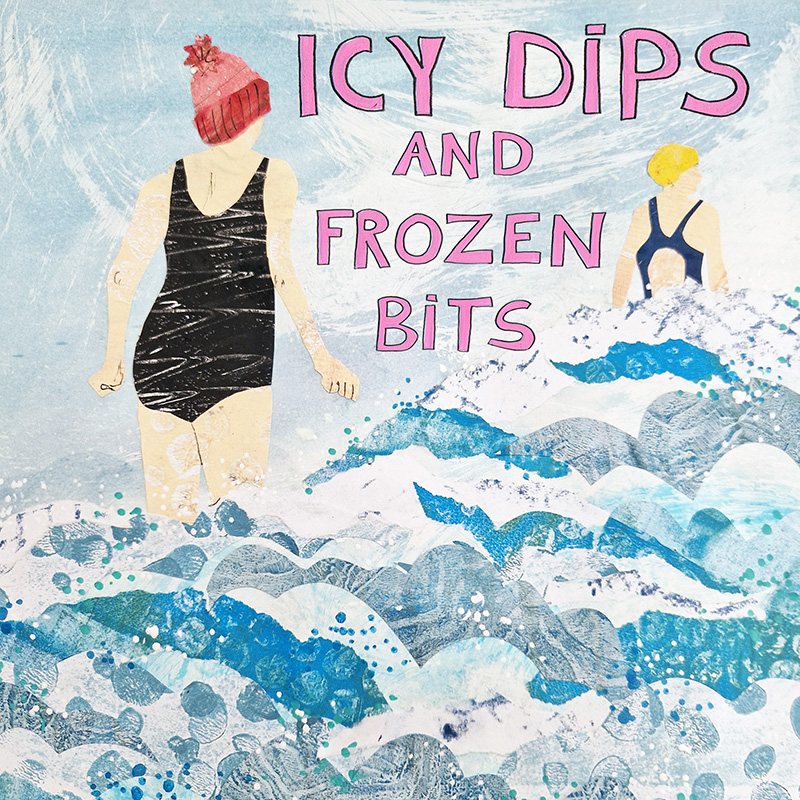 Icy Dips and Frozen Bits Greetings Card