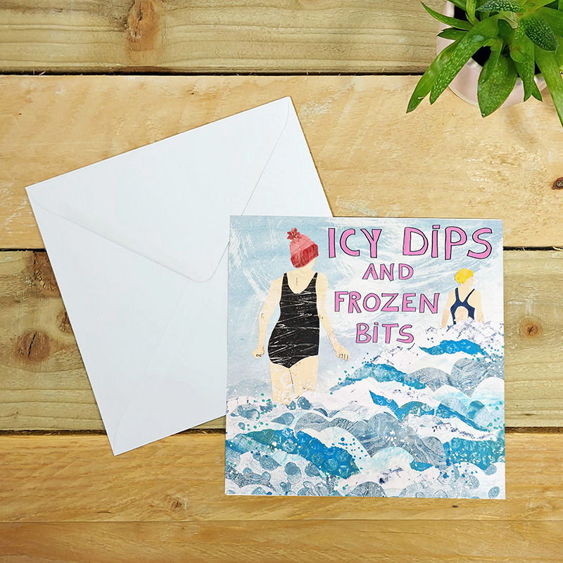 Icy Dips and Frozen Bits Greetings Card - Image 2